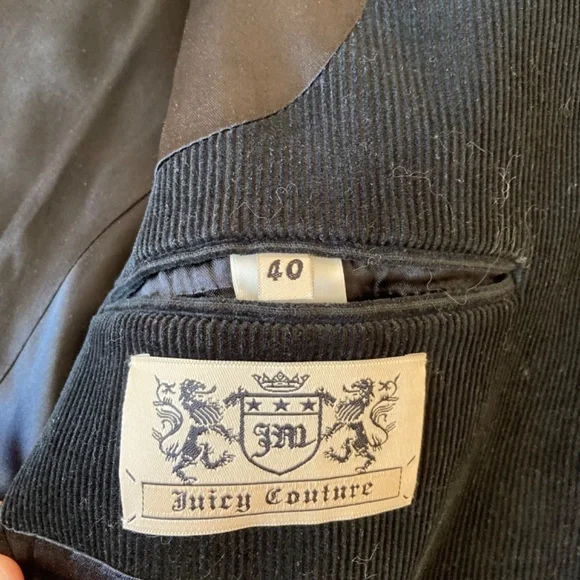 Juicy Couture corduroy jacket size 40 men